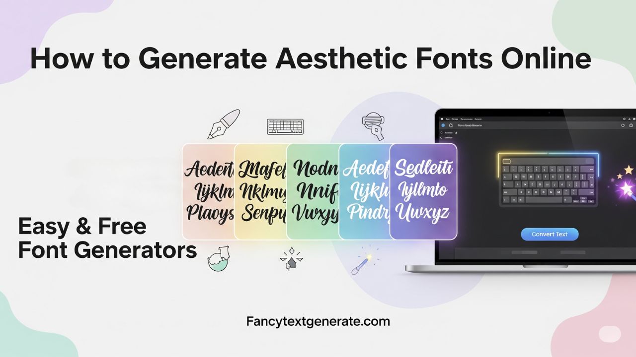 How to Generate Aesthetic Fonts
