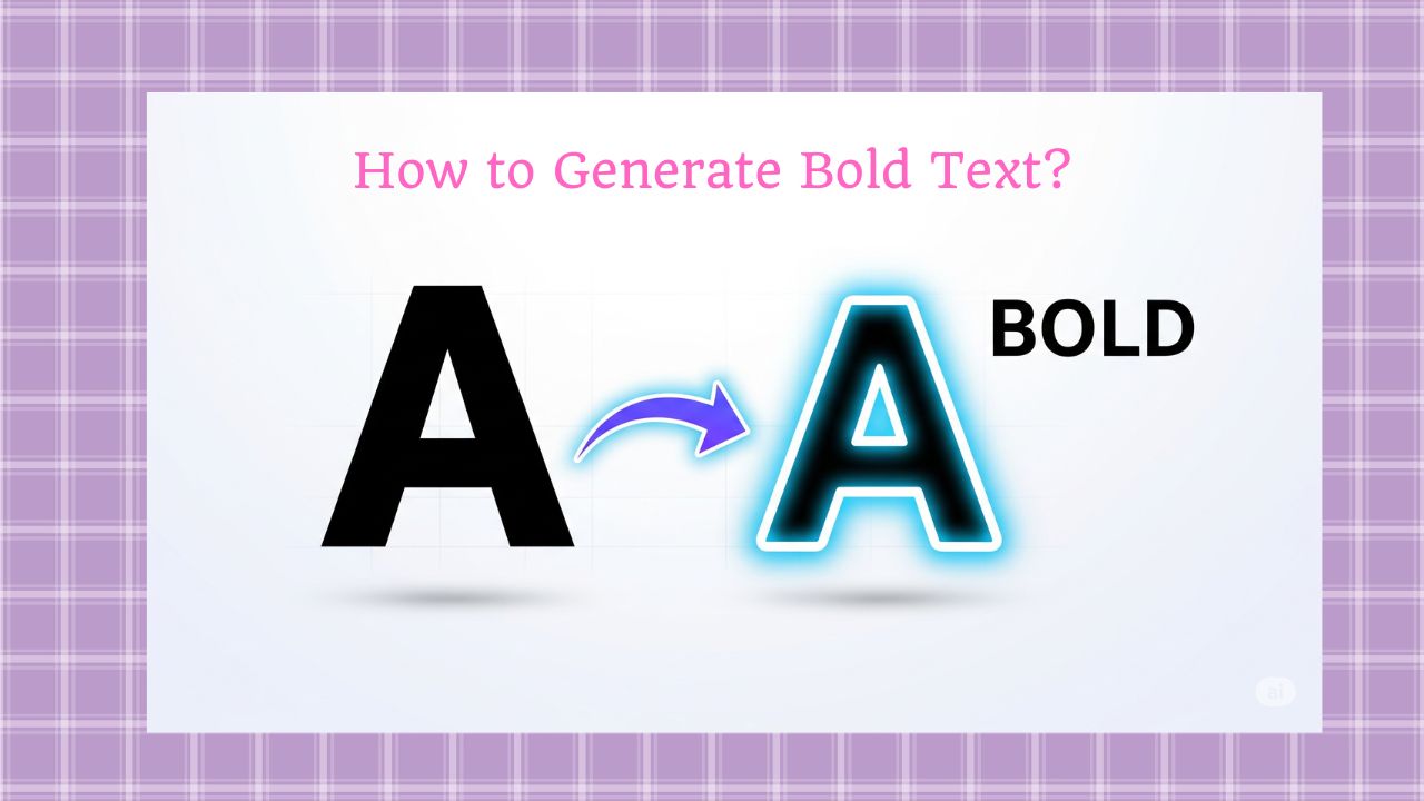 How to Generate Bold Text