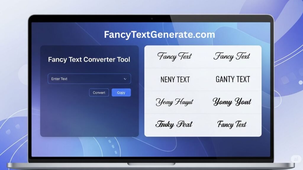 How to Generate Fancy Text Online – Stylish Fonts Made Easy