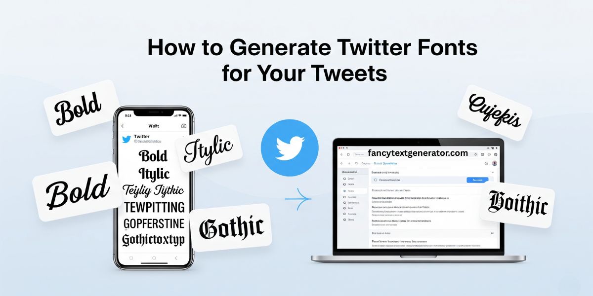 How to Generate Twitter Fonts for Your Tweets 