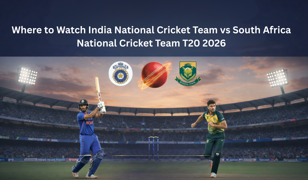 Where to Watch India National Cricket Team vs South Africa National Cricket Team T20
